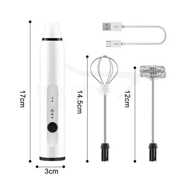2 in 1 Rechargeable Electric Coffee Beater & Frother